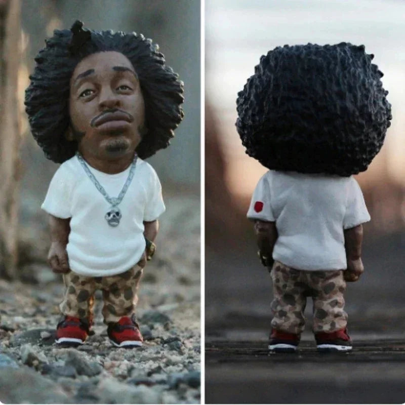 Figura Decorativa Tupac - Estatua de Rapero Hip Hop para Escritorio y Hogar