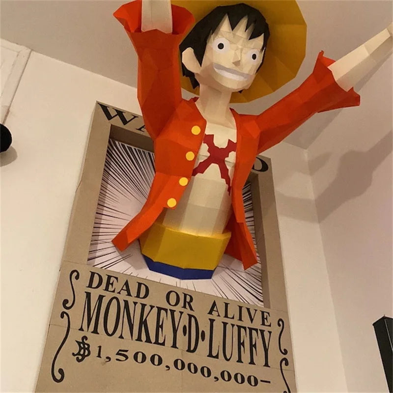 Articulo Coleccionista-Cartel Luffy 3D- 1metro