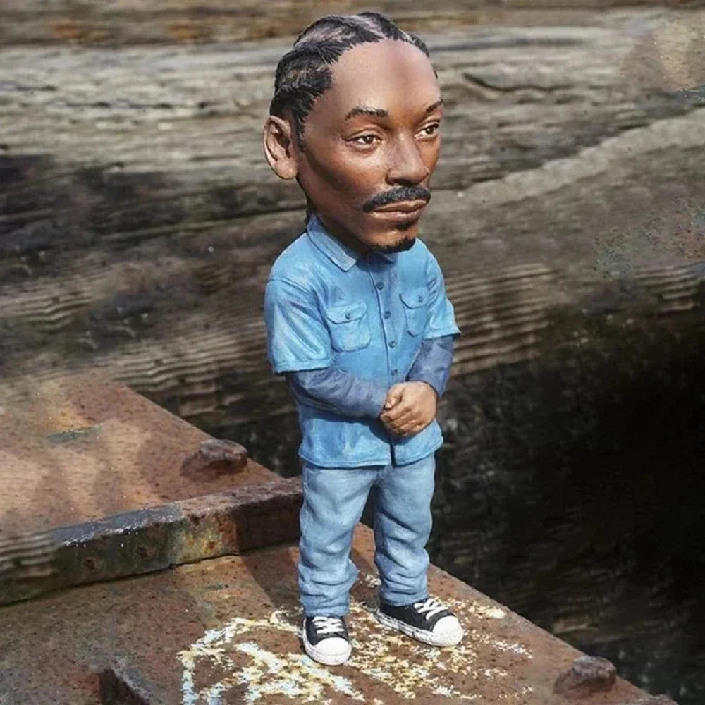 Figura Decorativa Tupac - Estatua de Rapero Hip Hop para Escritorio y Hogar