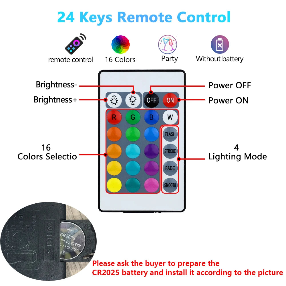 Bombilla Led 16 Colores