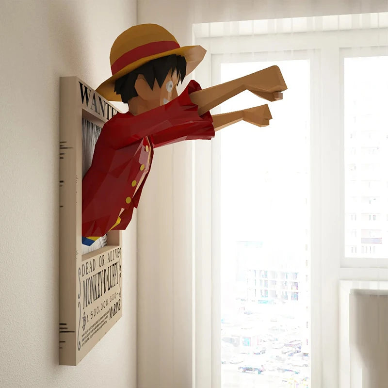 Articulo Coleccionista-Cartel Luffy 3D- 1metro